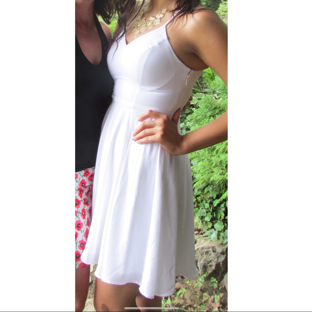 White summer dress